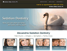 Tablet Screenshot of alexandriasedationdentist.com